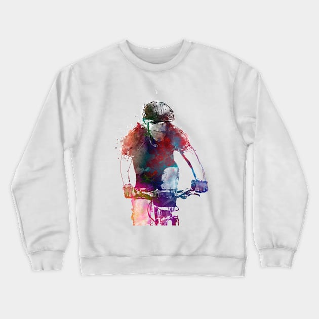 Cycling Bike sport art #cycling #sport Crewneck Sweatshirt by JBJart